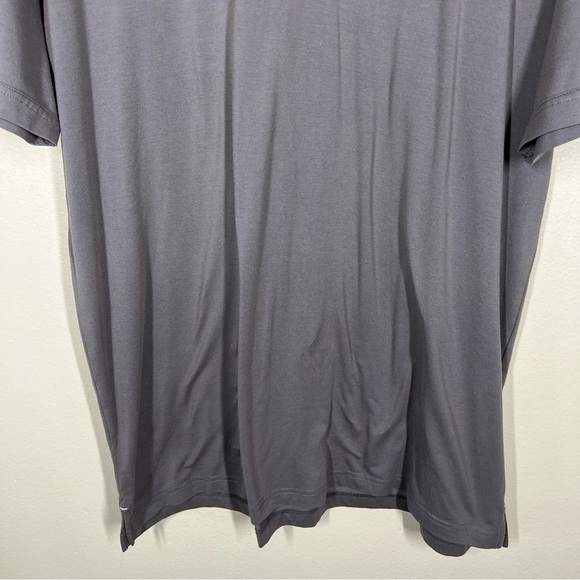 Travis Mathew Mens Dark Gray Polo Short Sleeve Shirt Golf Athleisure Size XL - Picture 3 of 12